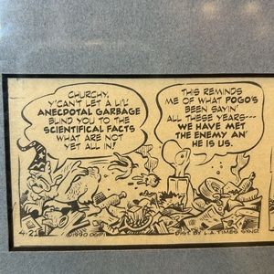 Earth Day 1990 Pogo Cartoon